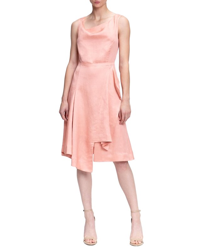 Shirley1 Cowl-Neck Sleeveless Dress